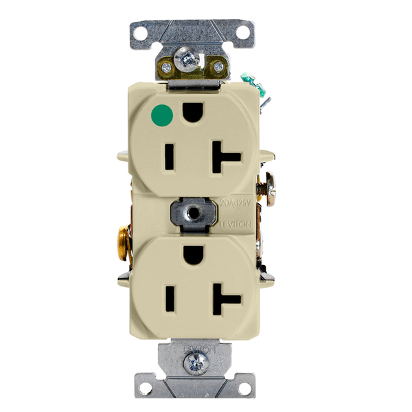 Leviton Outlet Duplex Ivory Hd 08300-0HI